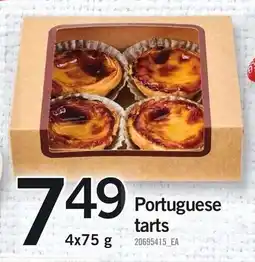 Loblaws Portuguese tarts offer
