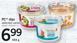 Loblaws PC dips offer