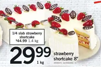 Loblaws Strawberry shortcake offer