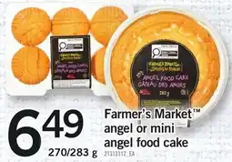 Loblaws Farmer's Market angel or mini angel food cake offer