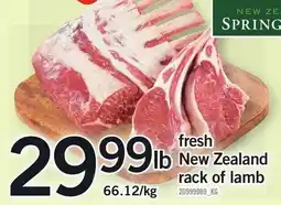 Loblaws Fresh New Zealand rack of lamb offer