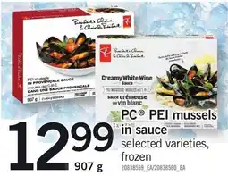 Loblaws PC PEI mussels in sauce offer