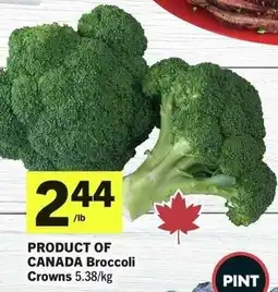 IGA Broccoli Crowns offer