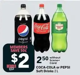 IGA Coca-Cola or Pepsi Soft Drinks offer
