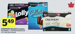 IGA Chapman's Markdale Creamery Ice Cream, Collection Novelties or Li'l Lolly offer