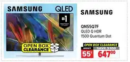 2001 Audio Video QN55Q7F 55 SAMSUNG QLED Q HDR 1500 Quantum Dot offer