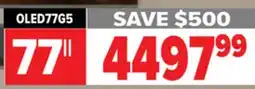 2001 Audio Video OLED77G5 77 LG OLED evo AI G5 4K Smart TV 2025 offer