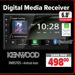 2001 Audio Video KENWOOD DMX5710S Android Auto Digital Media Receiver offer