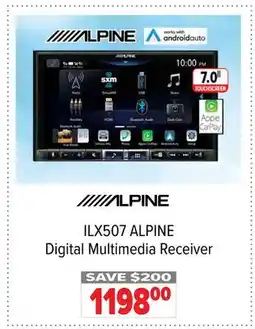 2001 Audio Video ILX507 ALPINE Digital Multimedia Receiver offer