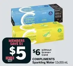IGA Compliments Sparkling Water offer