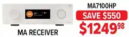 2001 Audio Video MA7100HP JBL MA RECEIVER offer