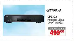 2001 Audio Video CDS303 YAMAHA Intelligent Digital Servo CD Player offer