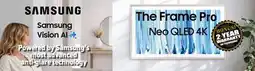 2001 Audio Video Samsung QN65LS03HW - 65 4K THE FRAME PRO AI TV offer