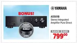 2001 Audio Video AS501B YAMAHA Stereo Integrated Amplifier Pure Direct offer