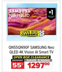 2001 Audio Video SAMSUNG NeoQLED 4K Vision AI Smart TV 55 offer