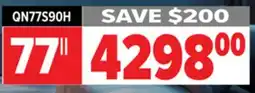 2001 Audio Video SAMSUNG QN77S90H - 77 4K OLED AI HDR PRO GLARE FREE TV offer