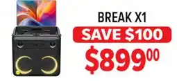 2001 Audio Video BREAK X1 Portable karaoke Machines offer