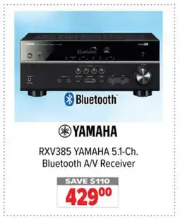2001 Audio Video RXV385 YAMAHA 5.1-Ch. Bluetooth A/V Receiver offer