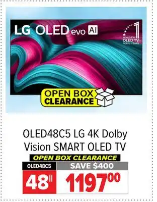 2001 Audio Video OLED48C5 LG 4K Dolby Vision SMART OLED TV offer