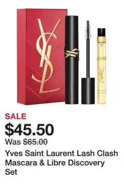 Sephora Yves Saint Laurent Lash Clash Mascara & Libre Discovery Set offer