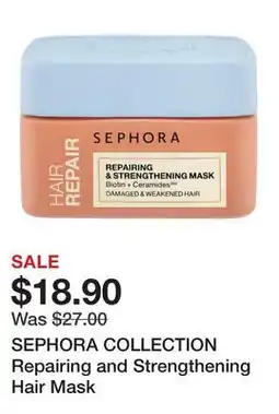 Sephora SEPHORA COLLECTION Repairing and Strengthening Hair Mask offer