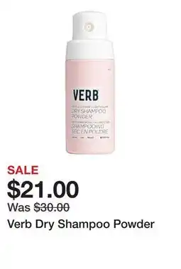 Sephora Verb Dry Shampoo Powder offer