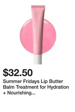Sephora Summer Fridays Lip Butter Balm Treatment for Hydration + Nourishing Shine offer