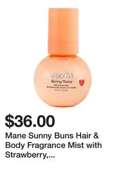 Sephora Mane Sunny Buns Hair & Body Fragrance Mist with Strawberry, Mandarin and Sweet Cream offer