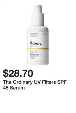 Sephora The Ordinary UV Filters SPF 45 Serum offer