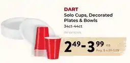 Marche Leo's DART Solo Cups, Decorated Plates & Bowls offer