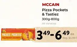 Marche Leo's MCCAIN Pizza Pockets & Tastiez offer
