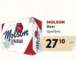 Marche Leo's MOLSON Beer offer