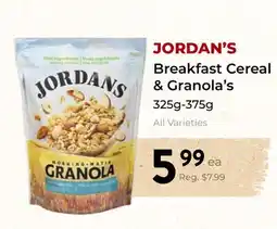 Marche Leo's JORDAN'S Breakfast Cereal & Granola's offer