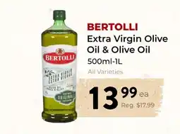 Marche Leo's BERTOLLI Extra Virgin Olive Oil & Olive Oil offer