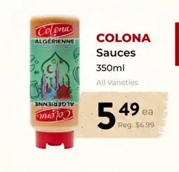 Marche Leo's COLONA Sauces offer
