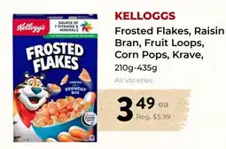 Marche Leo's KELLOGGS Frosted Flakes, Raisin Bran, Fruit Loops, Corn Pops, Krave offer