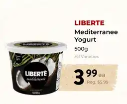 Marche Leo's LIBERTE Mediterranee Yogurt offer