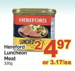 T&T Supermarket HEREFORD LUNCHEON MEAT offer