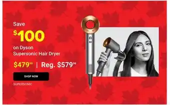 Visions Electronics Dyson Supersonic Hair Dryer offer