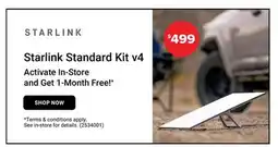 Visions Electronics Starlink Standard Kit v4 offer