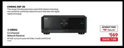 Visions Electronics YAMAHA 5.2-Channel Network Receiver offer