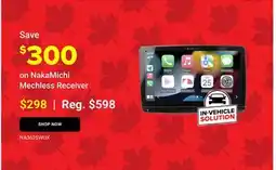 Visions Electronics NakaMichi Mechless Receiver offer