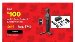 Visions Electronics DJI Osmo Pocket 3 (Creator Combo) offer