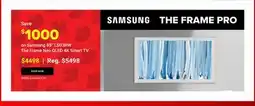 Visions Electronics Samsung 85 LS03HW The Frame Neo QLED 4K Smart TV offer