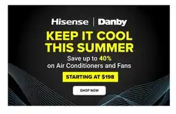 Visions Electronics KEEP IT COOL THIS SUMMER Save up to 40% on Air Conditioners and Fans offer