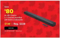 Visions Electronics JBL Cinema 3.1-Channel Soundbar with Built-in Subwoofer offer