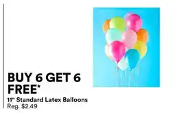 Michaels 11 Standard Latex Balloons offer