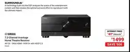 Visions Electronics YAMAHA 7-2 Channel Avantage Home Theatre Receiver offer
