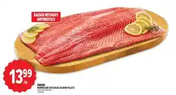 Metro FRESH NORWEGIAN STEELHEAD SALMON FILLETS offer
