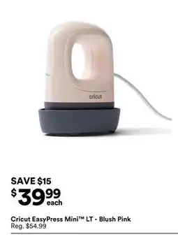 Michaels Cricut EasyPress Mini LT - Blush Pink offer